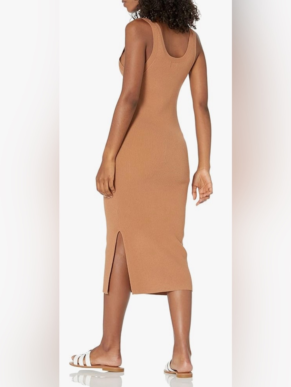 The Drop Women's Yasmin Side-Slit Midi Sweater Tank Dress - Picture 3 of 8